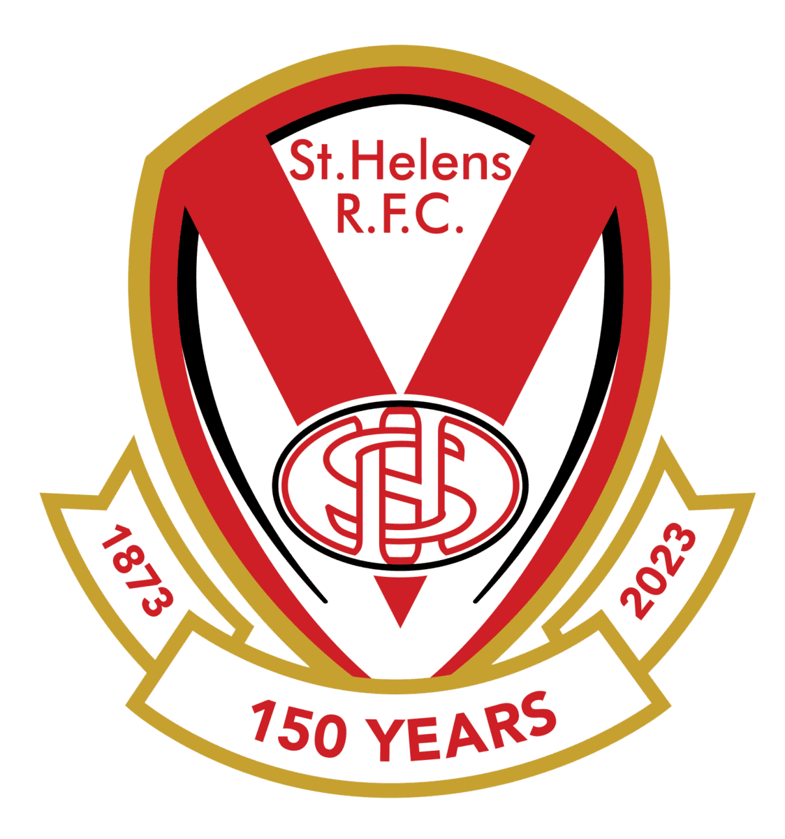 St. Helens R.F.C. logo, 150 years