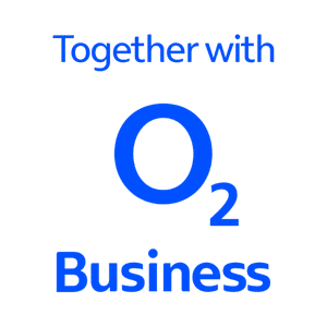 O2 Business logo with text Together with O2 Business